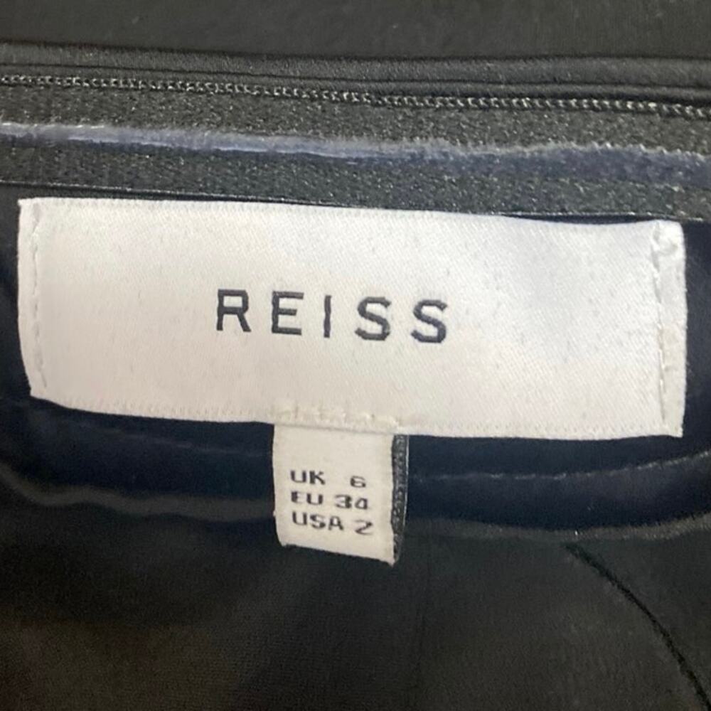 Reiss Toni Silk Satin Trimmed Strapless Tube Sleeveless Bandeau Jumpsuit Size 2 - Picture 7 of 11